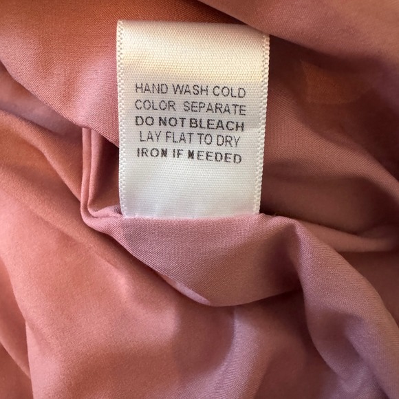 Le Lis Pink Corduroy Ribbed Cropped Jacket Womens Large Zip Snap - Picture 13 of 16